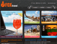 Tablet Screenshot of foxtravel.lt